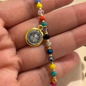 Saint Benedict Multicolor Beaded Bracelet
